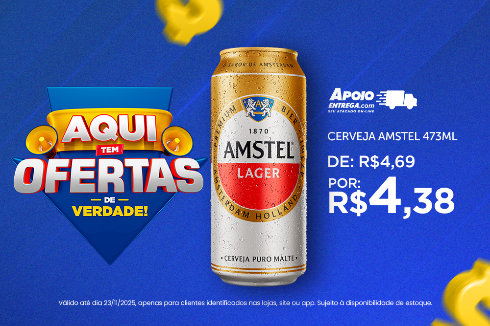 Cerveja Amstel 473ml 23/11